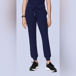 Women's Navy Blue Jogger Scrub Pants